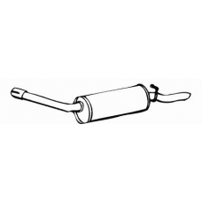 08891 WALKER Глушитель выхлопных газов конечный