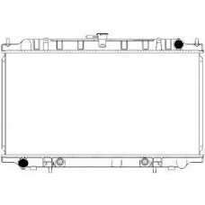 3251-1009 SAKURA  Automotive Радиатор, охлаждение двигателя