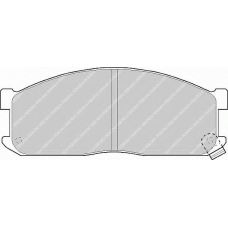 FSL757 FERODO Комплект тормозных колодок, дисковый тормоз