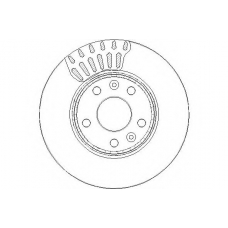 NBD1638 NATIONAL Тормозной диск
