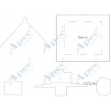 KIT1176 APEC Комплектующие, тормозные колодки