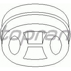 201 717 TOPRAN Кронштейн, глушитель