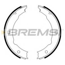 GF0387 BREMSI Комплект тормозных колодок, стояночная тормозная с