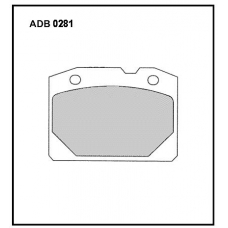 ADB0281 Allied Nippon Тормозные колодки