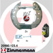 20990.123.4 ZIMMERMANN Комплект тормозных колодок