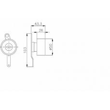 TKR 9978 TIMKEN Натяжной ролик, ремень грм