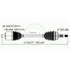 FD-8-01-234 InterParts Приводной вал