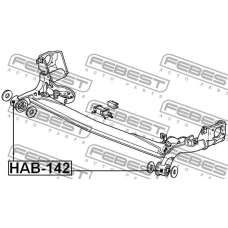 HAB-142 FEBEST Подвеска, рычаг независимой подвески колеса