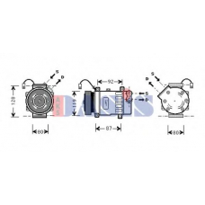 850854N AKS DASIS Компрессор, кондиционер