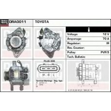 DRA0011 DELCO REMY Генератор