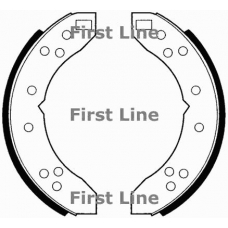 FBS255 FIRST LINE Комплект тормозных колодок