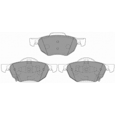 FD7135N NECTO Комплект тормозных колодок, дисковый тормоз