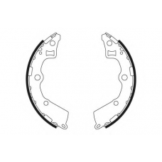 8DB 355 000-411 HELLA PAGID Комплект тормозных колодок