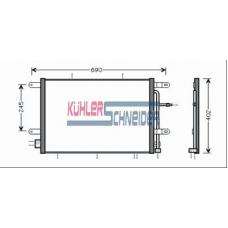 5020141 KUHLER SCHNEIDER Конденсатор, кондиционер