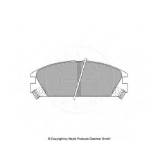 025 201 0414 MEYLE Колодки тормозные