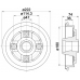 MBD160 MINTEX Тормозной барабан