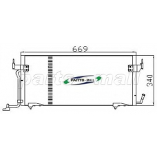 PXNCX-005Z Parts mall Конденсатор, кондиционер