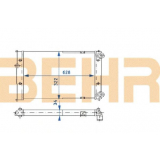 2109176 BEHR Radiator