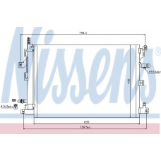940089 NISSENS Конденсатор, кондиционер
