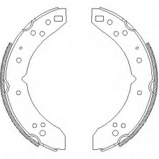 Z4030.00 WOKING Комплект тормозных колодок