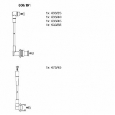600/101 BREMI Комплект проводов зажигания