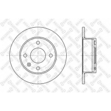 6020-2513-SX STELLOX Тормозной диск