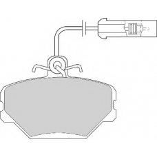 DBP230524 DURON Комплект тормозных колодок, дисковый тормоз
