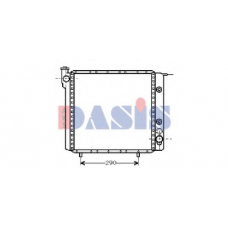 180910N AKS DASIS Радиатор, охлаждение двигателя