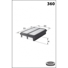 ELP9206 MECAFILTER Воздушный фильтр