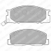 LP1758 DELPHI Комплект тормозных колодок, дисковый тормоз