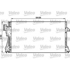 817015 VALEO Конденсатор, кондиционер