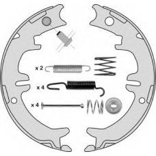M817R MGA Комплект тормозных колодок, стояночная тормозная с