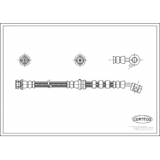 19032237 CORTECO Тормозной шланг
