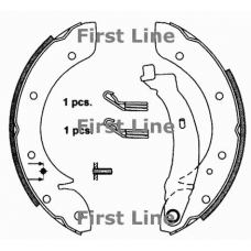 FBS611 FIRST LINE Комплект тормозных колодок