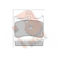 RB0256 R BRAKE Комплект тормозных колодок, дисковый тормоз