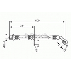 1 987 476 108 BOSCH Тормозной шланг