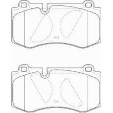 FD7347A NECTO Комплект тормозных колодок, дисковый тормоз