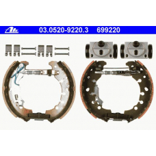 03.0520-9220.3 ATE Комплект тормозных колодок