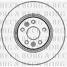 BBD5190 BORG & BECK Тормозной диск