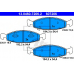 13.0460-7206.2 ATE Комплект тормозных колодок, дисковый тормоз