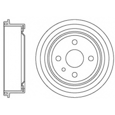 VBD601 MOTAQUIP Тормозной барабан