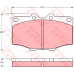 GDB352 TRW Комплект тормозных колодок, дисковый тормоз