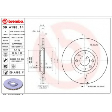 BS 8709 BRECO Тормозной диск