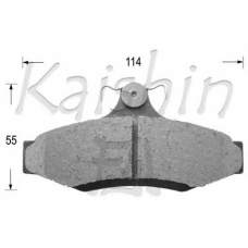 D11172 KAISHIN Комплект тормозных колодок, дисковый тормоз