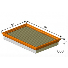P362 MISFAT Воздушный фильтр
