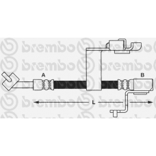 T 24 080 BREMBO Тормозной шланг