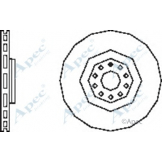 DSK2473 APEC Тормозной диск