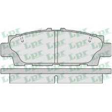 05P943 LPR Комплект тормозных колодок, дисковый тормоз