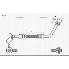 8150 16119 TRISCAN Тормозной шланг