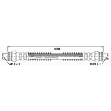 FBH6068 FIRST LINE Тормозной шланг